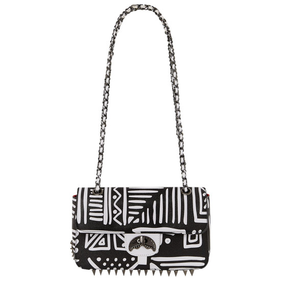 Sprayground Τσάντα ώμου Ai Tribal B&W Turn-Lock Hand Bag